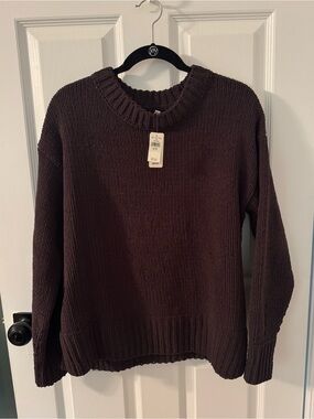 NWT Aerie Chocolate Brown Sweater XXS